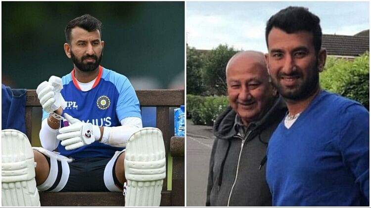 pujara-100th-test:-मां-के-निधन-से-नहीं-टूटे,-ट्रेन-में-चोरी-से-नहीं-घबराए;-हमेशा-मजबूत-बनकर-सामने-आए-पुजारा