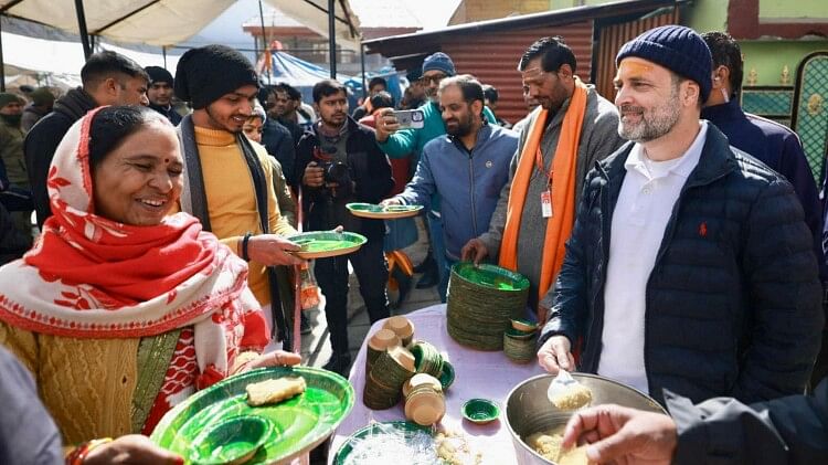 rahul-gandhi:-भोले-भंडारी-के-द्वार-पर-राहुल-गांधी-का-भंडारा,-केदारनाथ-में-सेवा-में-बिता-रहे-हर-दिन,-तस्वीरें