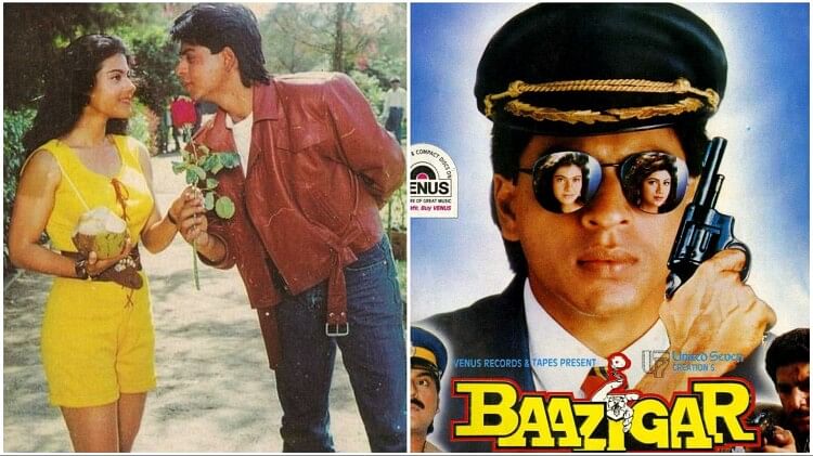 baazigar:-‘बाजीगर’-के-सेट-पर-शाहरुख-से-पहली-बार-मिली-थीं-काजोल,-फिल्म-के-30-वर्ष-पूरे-होने-पर-ताजा-की-यादें