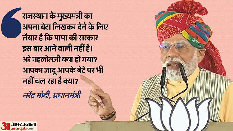 rajasthan-poll:-pm-मोदी-बोले-राजस्थान-में-पांच-साल-100-cm-थे,-गहलोत-पायलट-के-मिलन-का-शतक,-पर-मिलाप-नहीं-हुआ