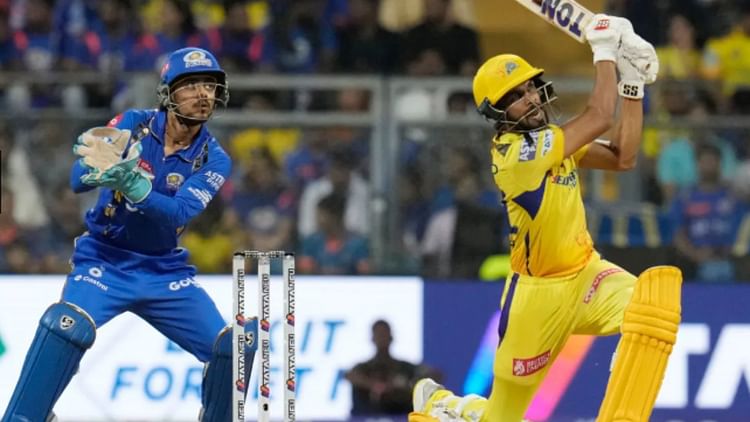 mi-vs-csk-live-score-:-चेन्नई-को-लगा-दूसरा-झटका,-रचिन-21-रन-बनाकर-आउट,-गायकवाड़-क्रीज-पर-मौजूद